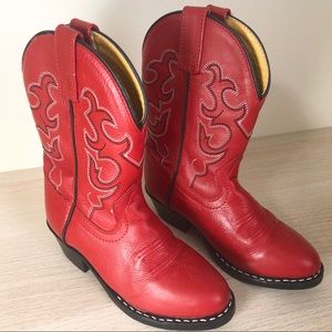 Smokey Mountain Boots Red Children's Size 10.5